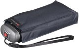 Knirps mini Taschenschirm Travel mit UV- und Hitze-Schutz - Silver Heatshield - navy