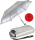 Knirps mini Taschenschirm Travel mit UV- und Hitze-Schutz - Silver Heatshield - stone