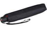 Knirps Taschenschirm U.200 Ultra Light Duomatic mit UV- und Hitzeschutz - Silver Heatshield - night