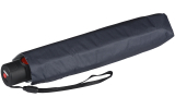 Knirps Taschenschirm U.200 Ultra Light Duomatic mit UV- und Hitzeschutz - Silver Heatshield - navy