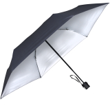 Knirps Taschenschirm U.200 Ultra Light Duomatic mit UV- und Hitzeschutz - Silver Heatshield - navy
