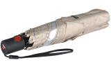 Knirps Taschenschirm U.200 Ultra Light Duomatic mit UV- und Hitzeschutz - Silver Heatshield - beige