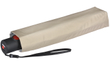 Knirps Taschenschirm U.200 Ultra Light Duomatic mit UV- und Hitzeschutz - Silver Heatshield - beige