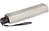 Knirps Taschenschirm U.200 Ultra Light Duomatic mit UV- und Hitzeschutz - Silver Heatshield - stone