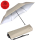 Knirps Taschenschirm US.050 Ultra Light Slim Manual mit UV- und Hitzeschutz - Silver Heatshield - beige
