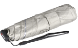 Knirps Taschenschirm US.050 Ultra Light Slim Manual mit UV- und Hitzeschutz - Silver Heatshield - stone