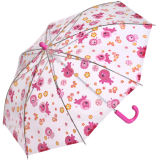 Kinder-Stockschirm Regenschirm transparent - Sky rosa - Löwe
