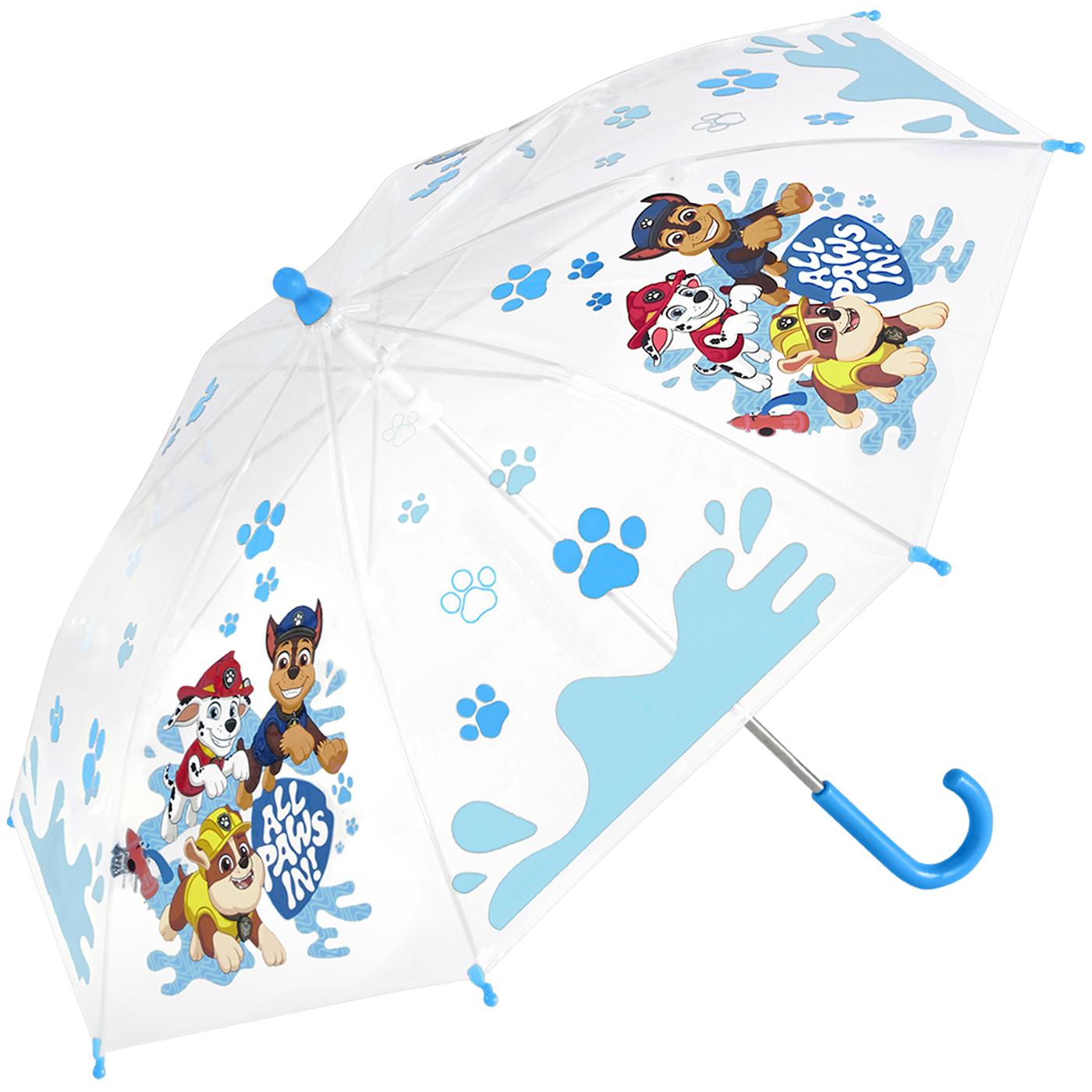 Kinder-Stockschirm transparent Paw Patrol - Splash