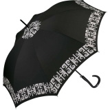 Pierre Cardin Regenschirm schwarz-weiß - Stockschirm - 2. Wahl
