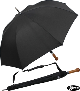 iX-brella Stützschirm Selbstverteidigungsschirm extrem stabil - schwarz - 2. Wahl