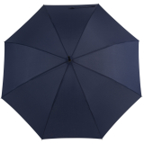 RS-Regenschirm Holzgriff groß stabil für Damen und Herren mit Automatik navy-blau - 2. Wahl