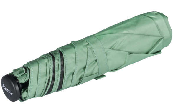 Doppler zero extrem leichter Mini Damen Taschenschirm UV-Schutz Ultra Sun - malachite green-black