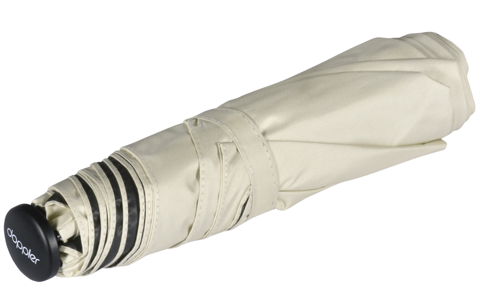 Doppler zero extrem leichter Mini Damen Taschenschirm UV-Schutz Ultra Sun - macadamia beige-black