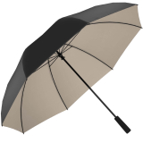 Doppler zero XXL Ultra Sun Golf Regenschirm mit UV-Schutz - black-ivory