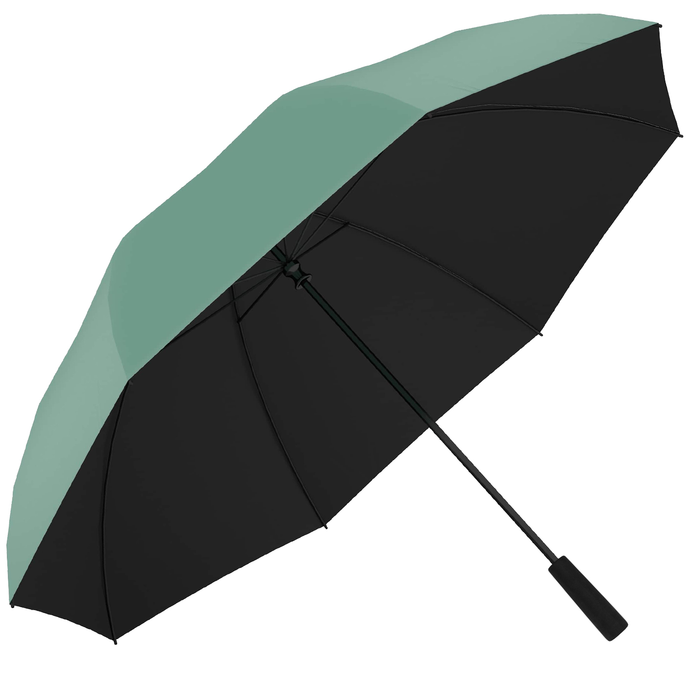 Doppler zero XXL Ultra Sun Golf Regenschirm mit UV-Schutz - malachite green-black