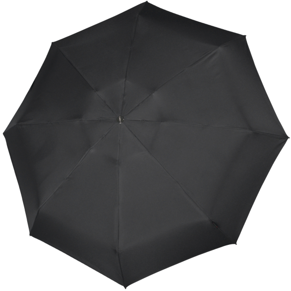 Knirps Taschenschirm T.100 Duomatic Auf-Zu-Automatik black edition - black
