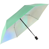Knirps Taschenschirm U.200 Ultra Light Duomatic mit UV- und Hitzeschutz mit irisierender Beschichtung - mint