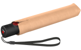Knirps Taschenschirm U.200 Ultra Light Duomatic mit UV- und Hitzeschutz mit irisierender Beschichtung - peach
