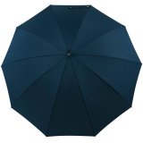 iX-brella Herren-Stockschirm High Quality mit Automatik und Echtholz-Rundhakengriff - insignia blue