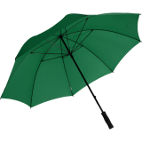 iX-brella Full-Fiber Golfschirm XXL 130cm leicht sturmfest mit Softgriff dunkelgrün