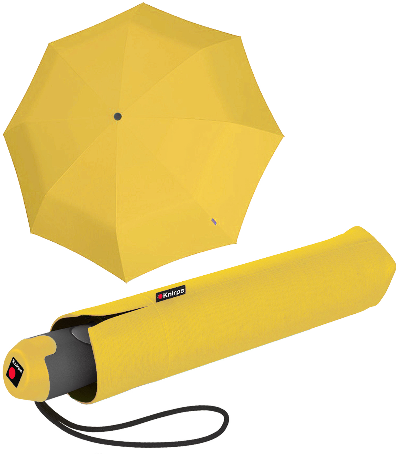 Knirps Taschenschirm E.200 Duomatic mit farbigem Griff -...