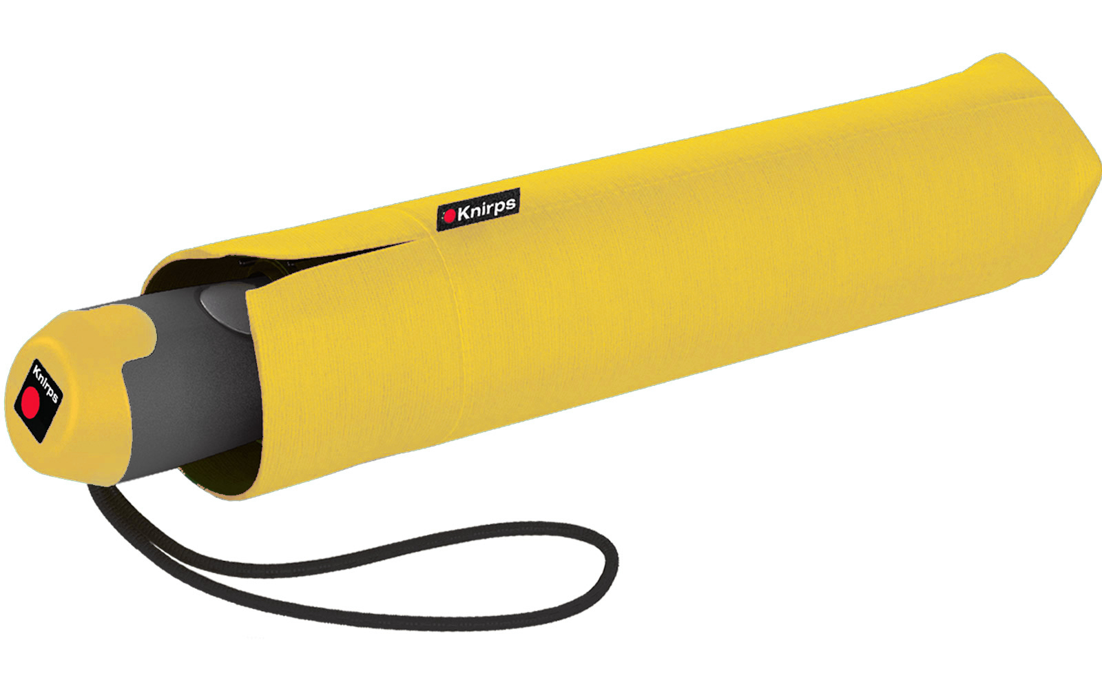 Knirps Taschenschirm E.200 Duomatic mit farbigem Griff - yellow