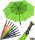 iX-brella 130 cm XXL Fiber-Golfschirm Automatik doppeltes Dach mit Ventilationsbezug