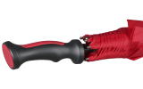 iX-brella 130 cm XXL Fiber-Golfschirm Automatik doppeltes Dach mit Ventilationsbezug - dark red