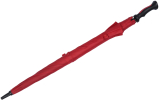 iX-brella 130 cm XXL Fiber-Golfschirm Automatik doppeltes Dach mit Ventilationsbezug - dark red