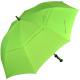iX-brella 130 cm XXL Fiber-Golfschirm Automatik doppeltes Dach mit Ventilationsbezug - neon green