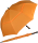 iX-brella 130 cm XXL Fiber-Golfschirm Automatik doppeltes Dach mit Ventilationsbezug - orange