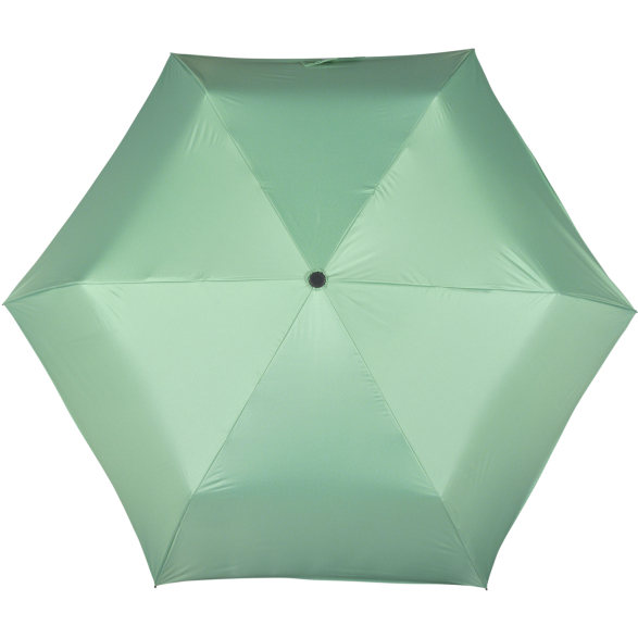 Doppler Regenschirm Mini Taschenschirm Havanna Stick mit UV- und Hitzeschutz - malachite green-black