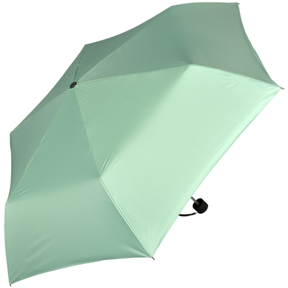 Doppler Regenschirm Mini Taschenschirm Havanna Stick mit UV- und Hitzeschutz - malachite green-black