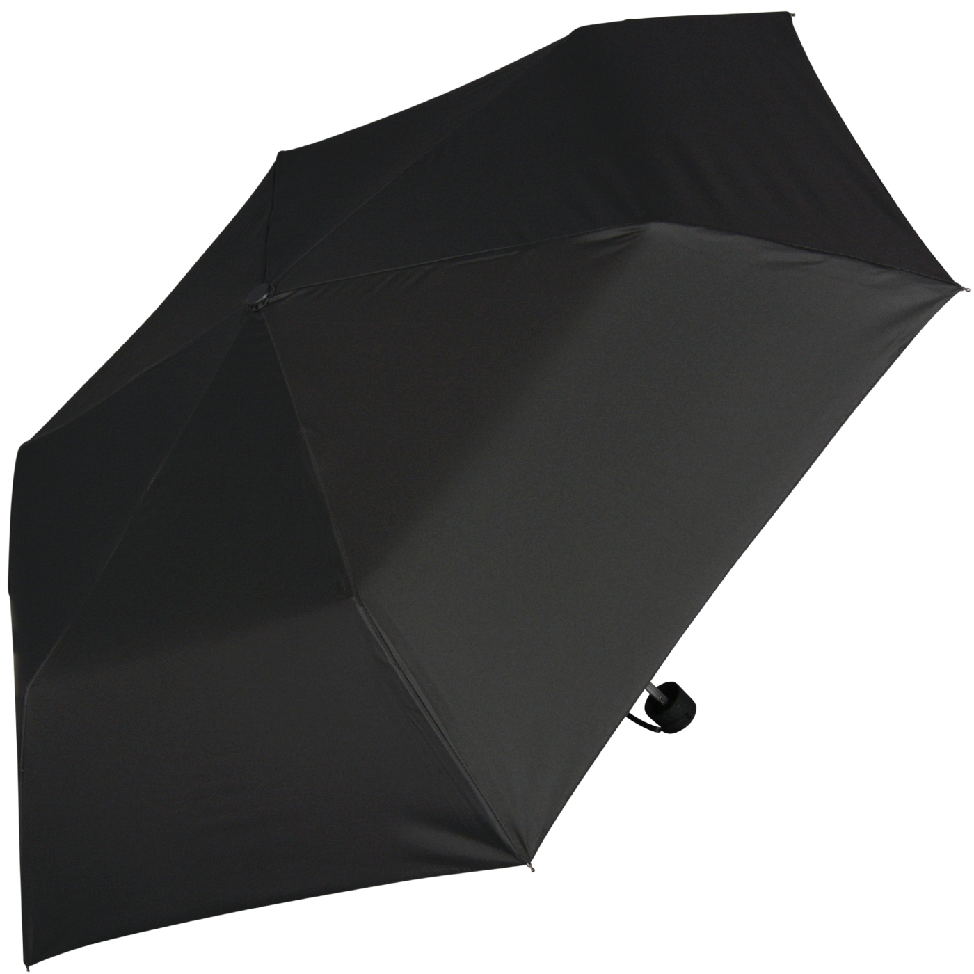 Doppler Regenschirm Mini Taschenschirm Havanna Stick mit UV- und Hitzeschutz - simply black-ivory