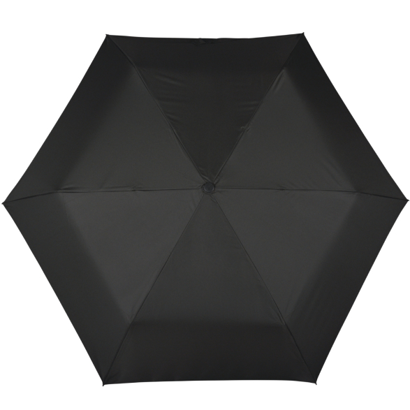 Doppler Regenschirm Mini Taschenschirm Havanna Stick mit UV- und Hitzeschutz - simply black-ivory