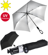 Taschenschirm Handöffner mit UV-Schutz und...