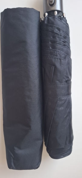 Knirps Taschenschirm Slim Duomatic - klein und leicht mit Auf-Zu Automatik - mat spot - 2. Wahl