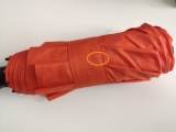 Knirps Taschenschirm T.200 Duomatic - stabil und sturmfest - Solids Reflective - pumpkin - 2. Wahl