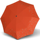 Knirps Taschenschirm T.200 Duomatic - stabil und sturmfest - Solids Reflective - pumpkin - 2. Wahl