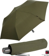 Knirps Taschenschirm Slim Duomatic Auf-Zu-Automatik - olive - 2. Wahl