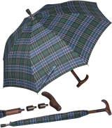 iX-brella Stützschirm mit Holzgriff -...