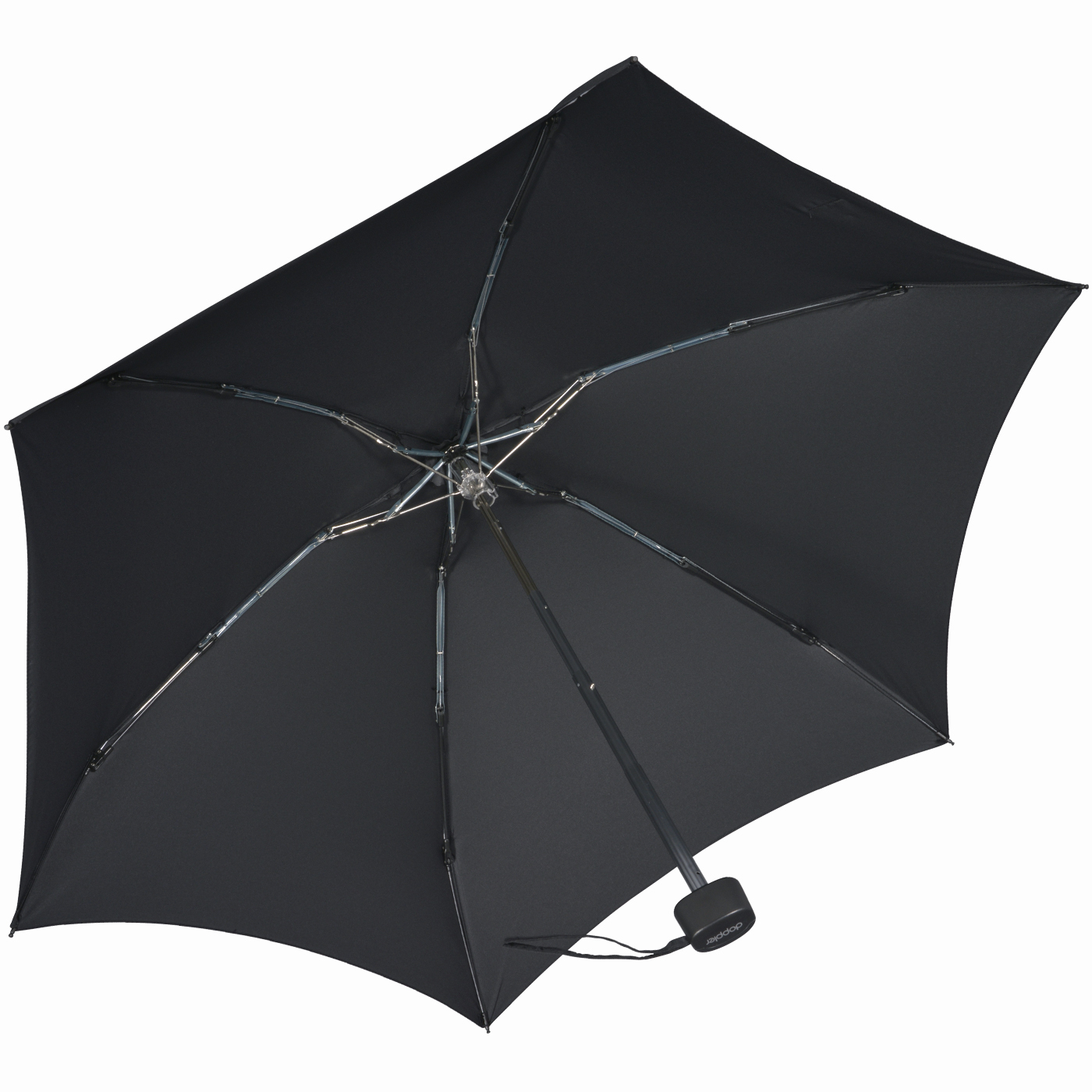 Doppler Regenschirm Damen Mini Taschenschirm Handy - black