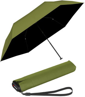 Knirps Taschenschirm US.050 Ultra Light Slim Manual mit UV- und Hitzeschutz - cardamon