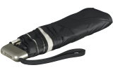 Doppler Damen Taschenschirm Carbonsteel Mini Slim mit UV- und Hitzeschutz - black-ivory