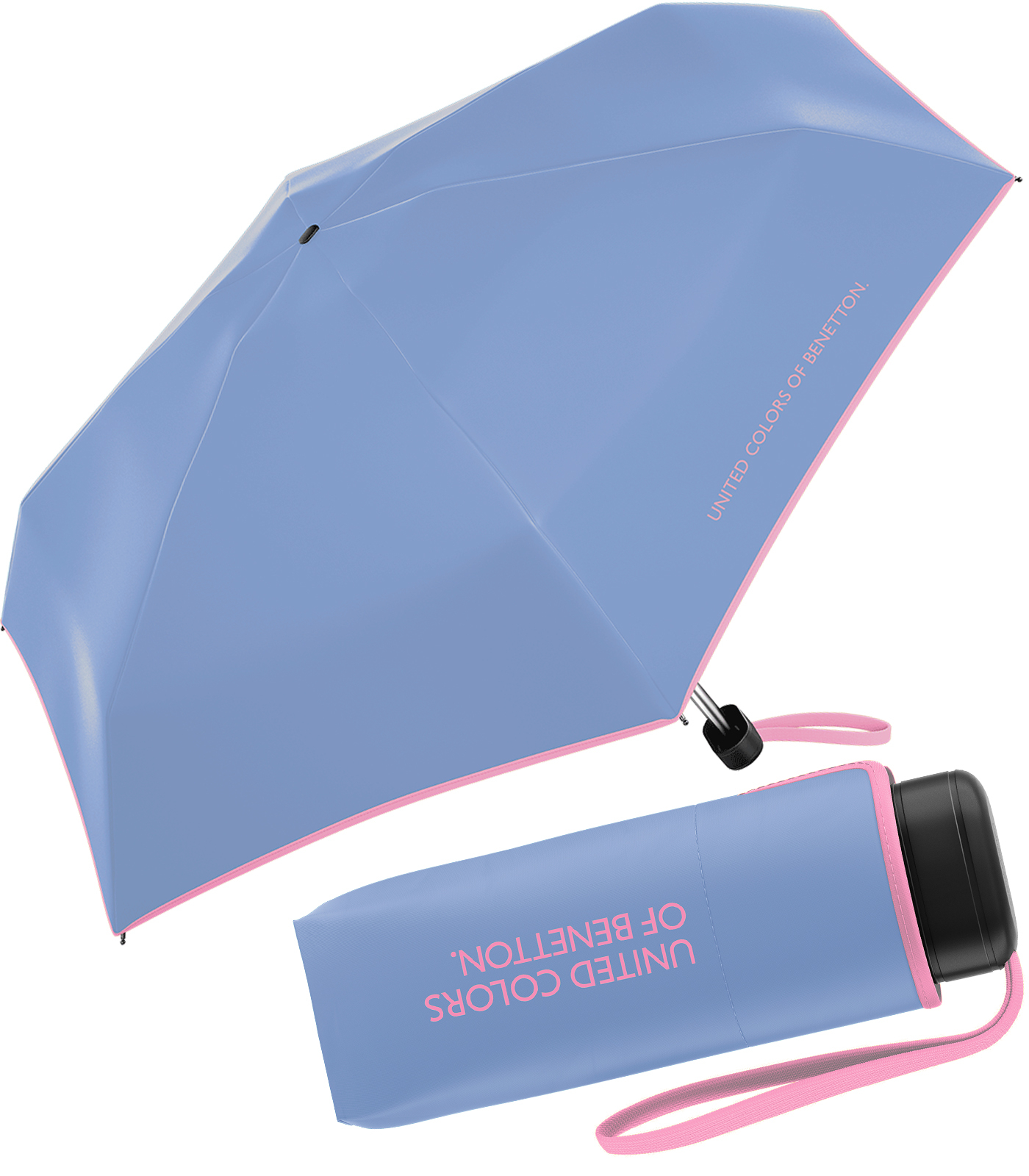 Benetton Taschenschirm Ultra Mini Flat HW 2025 - mountain bluebird