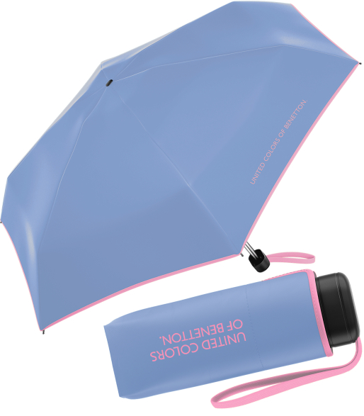 Benetton Taschenschirm Ultra Mini Flat HW 2025 - mountain bluebird