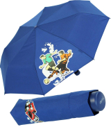 Kinderschirm Jungen Mini Taschenschirm light Kids blau -...