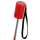 Knirps Mini Taschenschirm Slim Duomatic im Neopren-Case gepunktet - Polka Dots rot - 2. Wahl