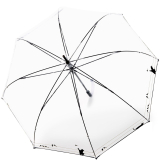 Knirps Damen Glockenschirm C.760 transparent Play