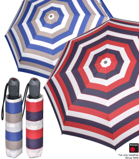 Knirps Damen Taschenschirm E.200 Duomatic Stripe